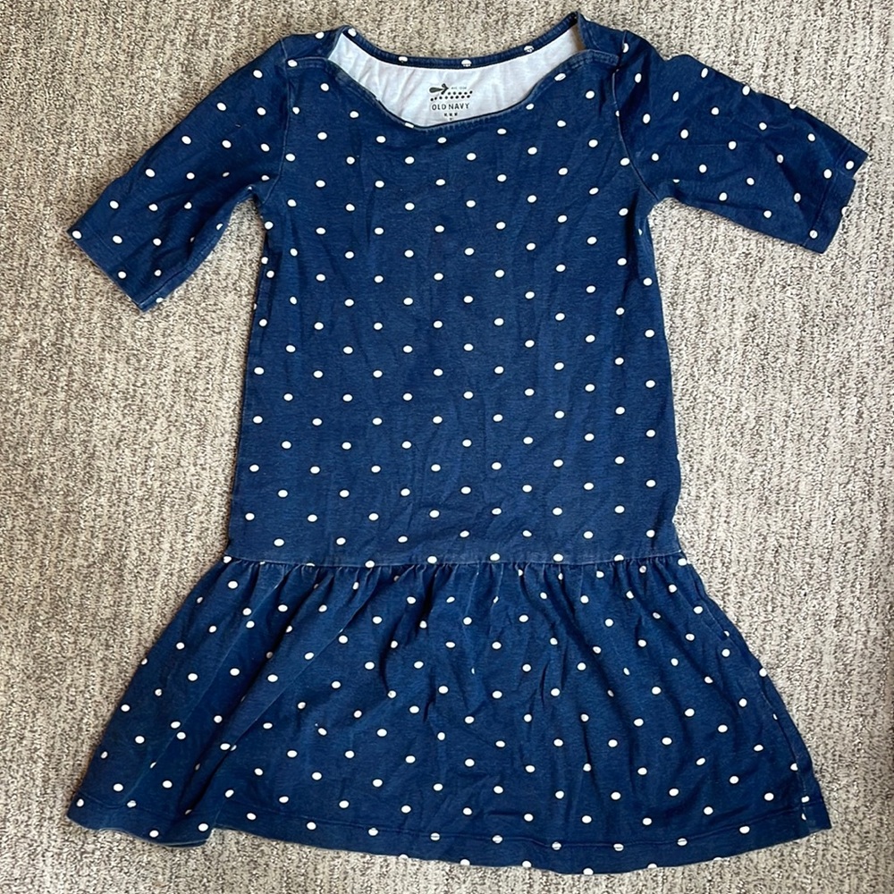 Girls size medium polkadot dress from Old Navy